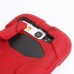 Samsung Galaxy S3 - Heavy Duty Hybrid Silicone PC Defender with Belt Clip Stand Protective Phone Cover Case - Red